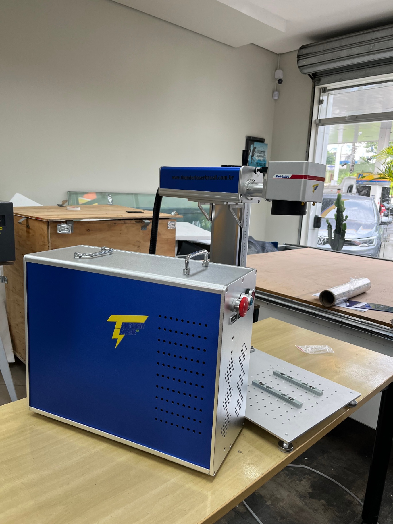 Máquina de marcação Fiber