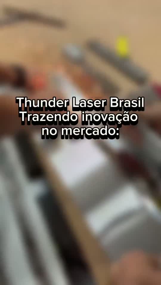 Corte a laser CO₂ em ação